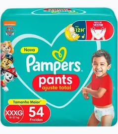 FRALD PAMPERS PANTS A.TOT GIGA XXXG C/54
