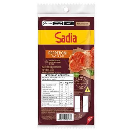 SALAME PEPPERONI DEF SADIA 100G