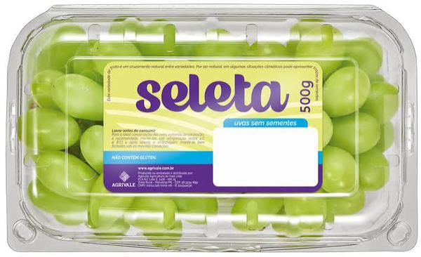 UVA VERDE SELETA S/SEMENTE 500G