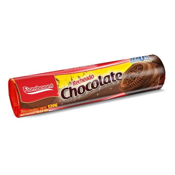 BISCOITO FLAMBOYANT RECHEADO CHOCOLATE 120G