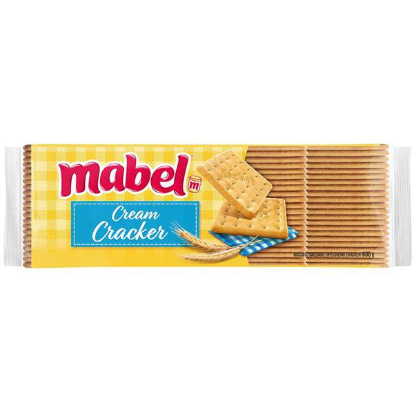 BISCOITO MABEL CREAM CRACKER 600GR