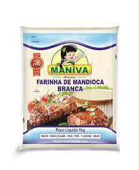 FARINHA DE MANDIOCA BRANCA MANIVA 1KG