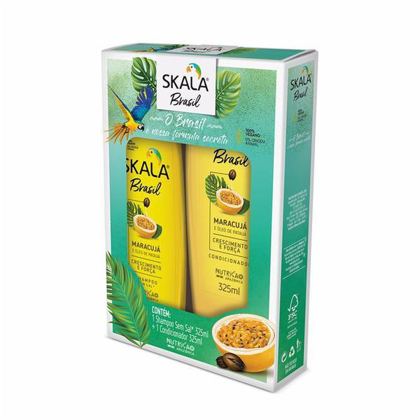 KIT SHAMPOO+CONDICIONADOR MARACUJA SKALA 325ML
