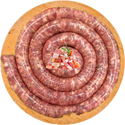 LINGUIÇA SUINA C/BACON AZM