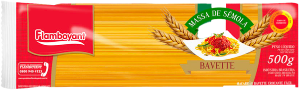 MACARRÃO FLAMBOYANT BAVETTE 500G