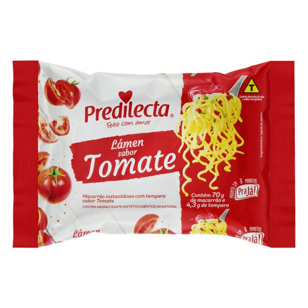 MACARRAO INSTANTANEO TOMATE PREDILECTA 70G
