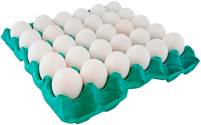 OVOS BRANCOS GRANJA KR PVC GDE 30UN