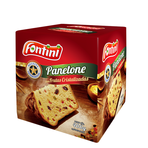 PANETONE FONTINI FRUTAS  400G