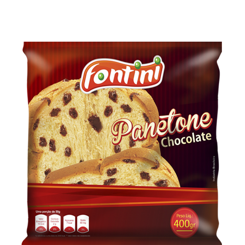 PANETONE FONTINI GOTAS CHOC 400G