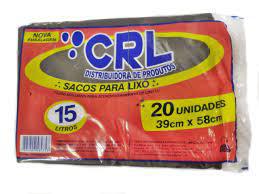 SACO LIXO CRL PRETO 100LT 5UN