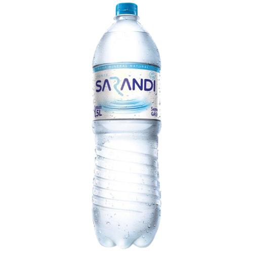 AGUA MINERAL SARANDI 1,5L SEM GAS