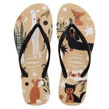 HAV SLIM PETS DOURADO/PRETO 35/36