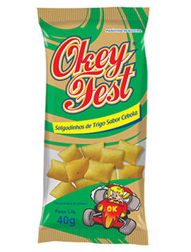 SALGADINHO OKEY FEST CEBOLA 25UN 40G
