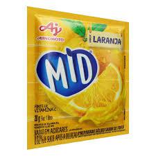 SUCO EM PO MID LARANJA 15UN