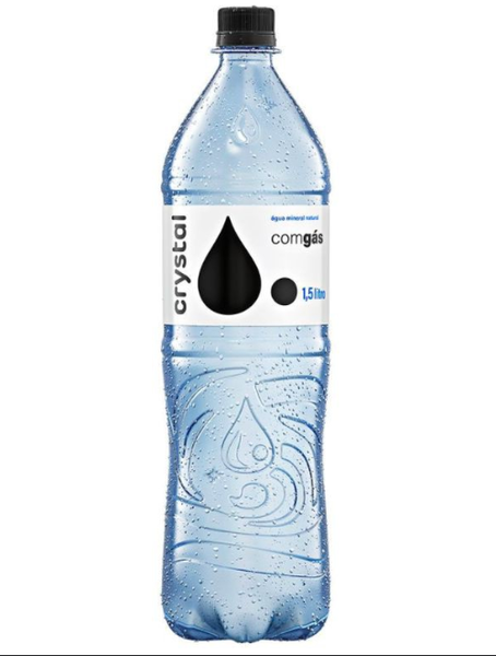AGUA CRYSTAL C/GAS 1 5L