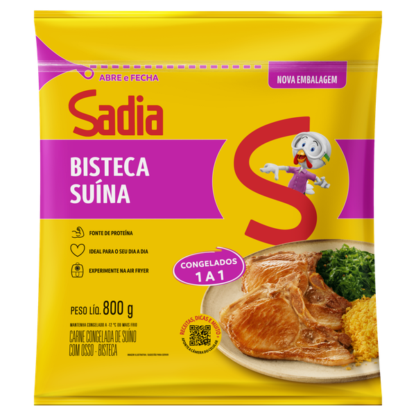 BISTECA SUINA SADIA 800G