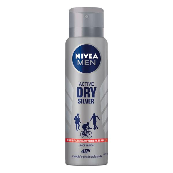 D.AERO NIVEA ACTIVE DRY SILVER 150ML