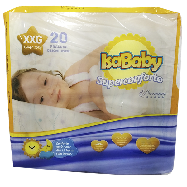 FRALDA ISABABY PREMIUM  XXG 20