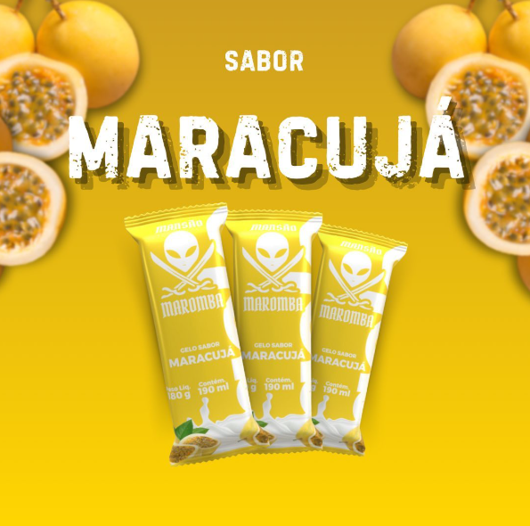 GELO MANSAO MAROMBA SABOR MARACUJA 190 ML