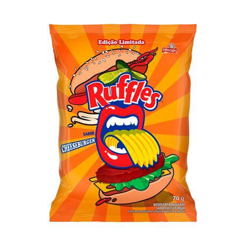 SALG RUFFLES CHEESSEBURGUER 70G