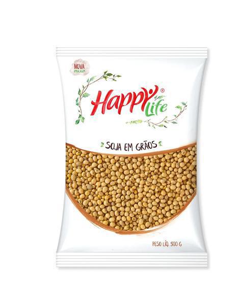 SOJA EM GRAOS HAPPY LIFE 500g