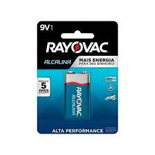 BATERIA RAYOVAC ALCALINA 9V1