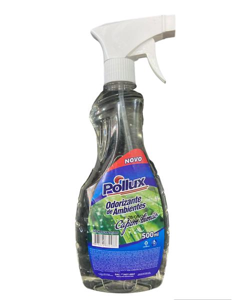 ODORIZANTE DE AMBIENTE POLLUX CAPIM LIMÃO 500ML