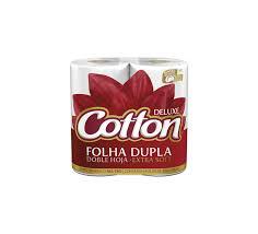 PAPEL HIGIÊNICO COTTON CONTÉM 4 ROLOS