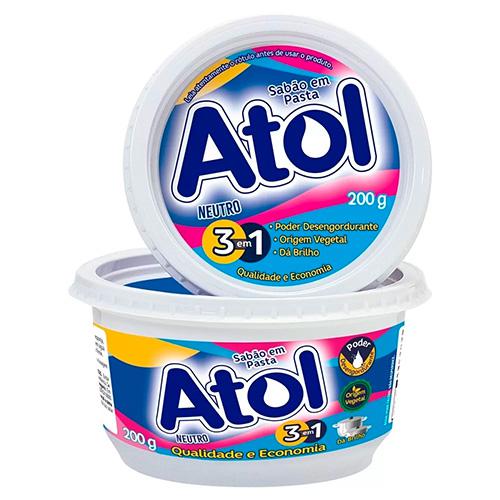 SABÃO EM PASTA ATOL NEUTRO 200G