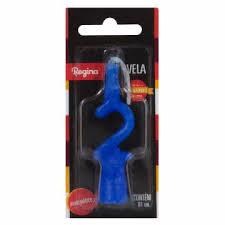 VELA DE ANIVERSÁRIO REGINA Nº2 AZUL
