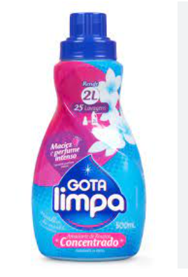 Amaciante Conc. Gota Limpa 500ml Orvalho Da Manha