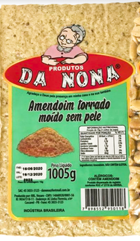 Amendoim Da Nona Torrado 1.005kg Granulado S/Pele