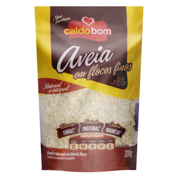 Aveia Caldo Bom 200g Flocos Grosso