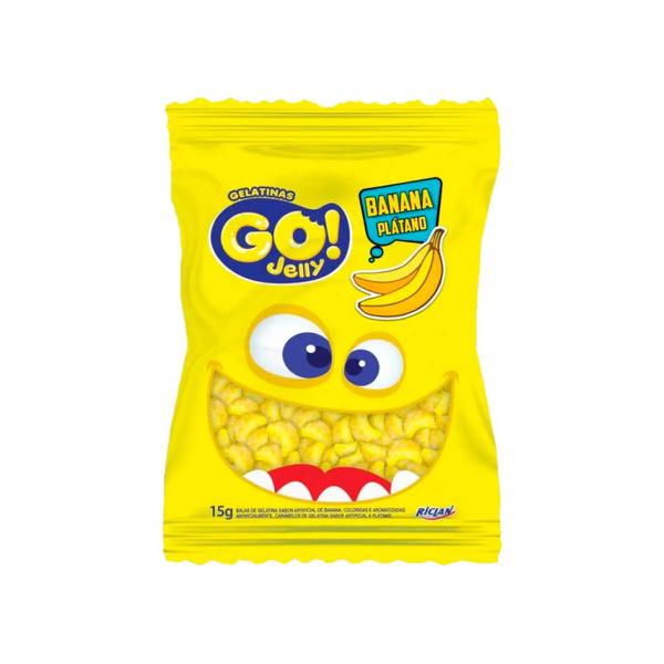 Bala Gel Go Jelly 15g Mini Banana