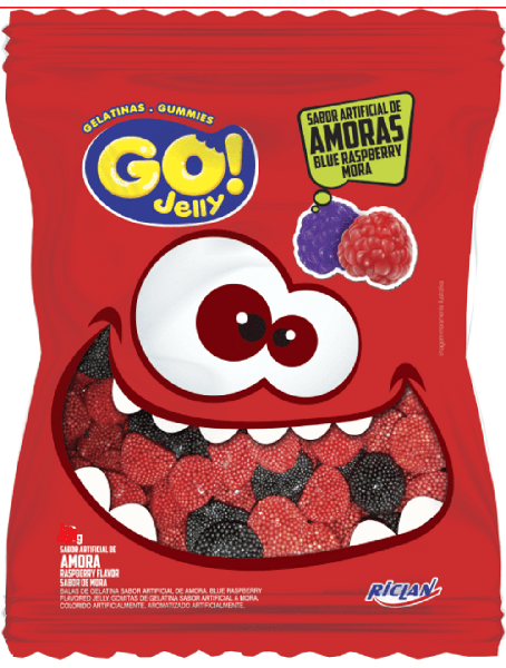 Bala Gel Go Jelly 250g Amora