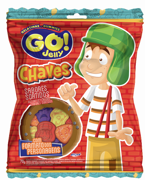 Bala Gel Go Jelly 70g Chaves