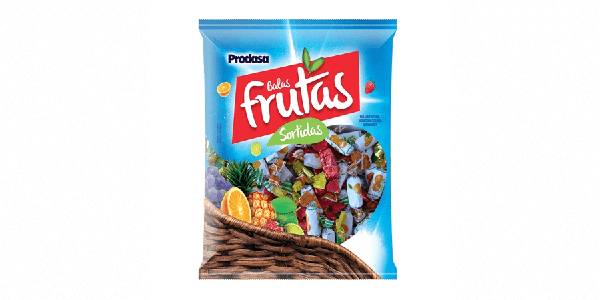 Bala Prodasa 600g Frutas Sortidas