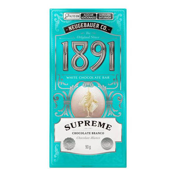 Barra De Chocolate 1891 90g Supreme Branco