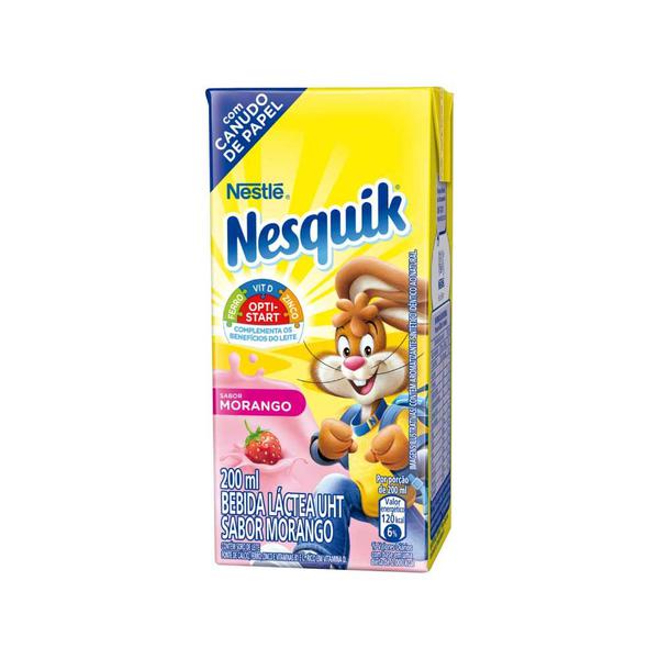 Bebida Lactea Nesquik 180ml Morango