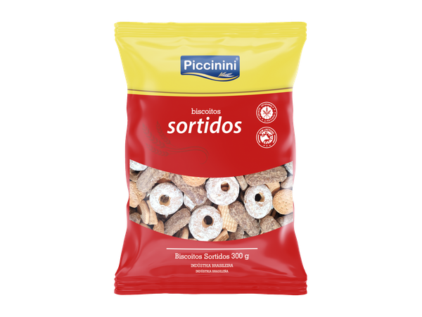 Biscoito Piccinini 300g Sortido Sem Lactose