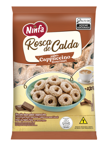 Biscoito Rosca De Calda Ninfa 250g Capuccino