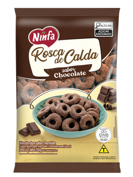 Biscoito Rosca De Calda Ninfa 250g Chocolate