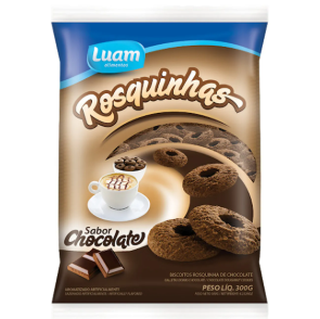 Biscoito Rosquinha Luam 300g Chocolate