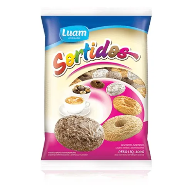 Biscoito Rosquinha Luam 300g Sortidos