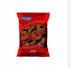 Biscoito Rosquinha Piccinini 330g Chocolate
