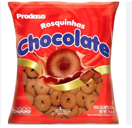Biscoito Rosquinha Prodasa 335g Chocolate