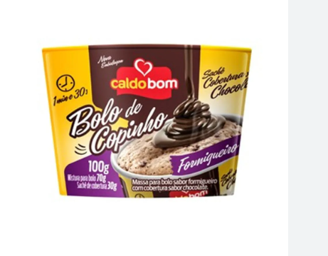 Bolo De Copinho Caldo Bom 100g Formigueiro