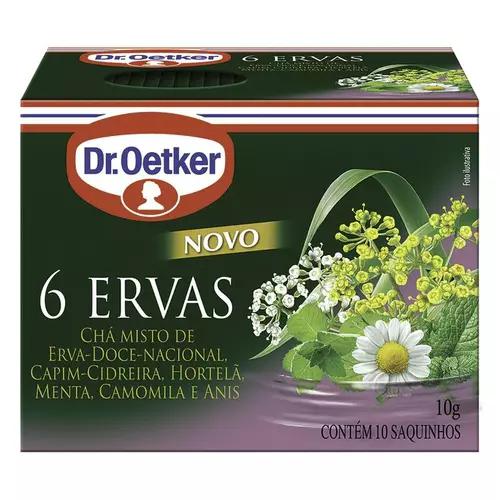 Cha Dr. Oetker 10g 6 Ervas