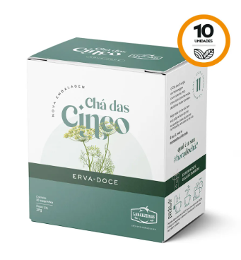 Cha Mate Das Cinco 12g Erva Doce