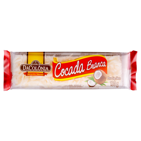 Cocada Dacolonia 200g Branca Tablete